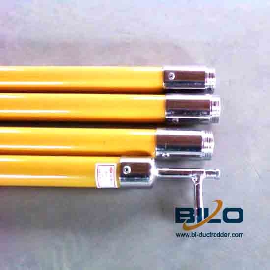 Fiberglass telescopic hot stick