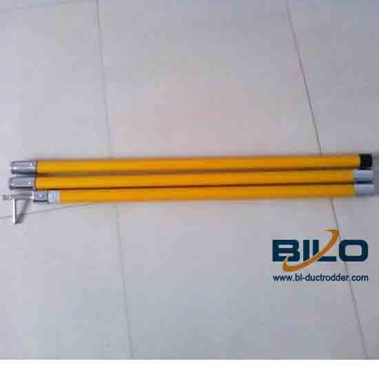 Fiberglass telescopic hot stick